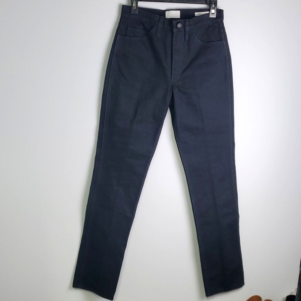 Frame Le Italien Straight Cut Black Jeans Size 32